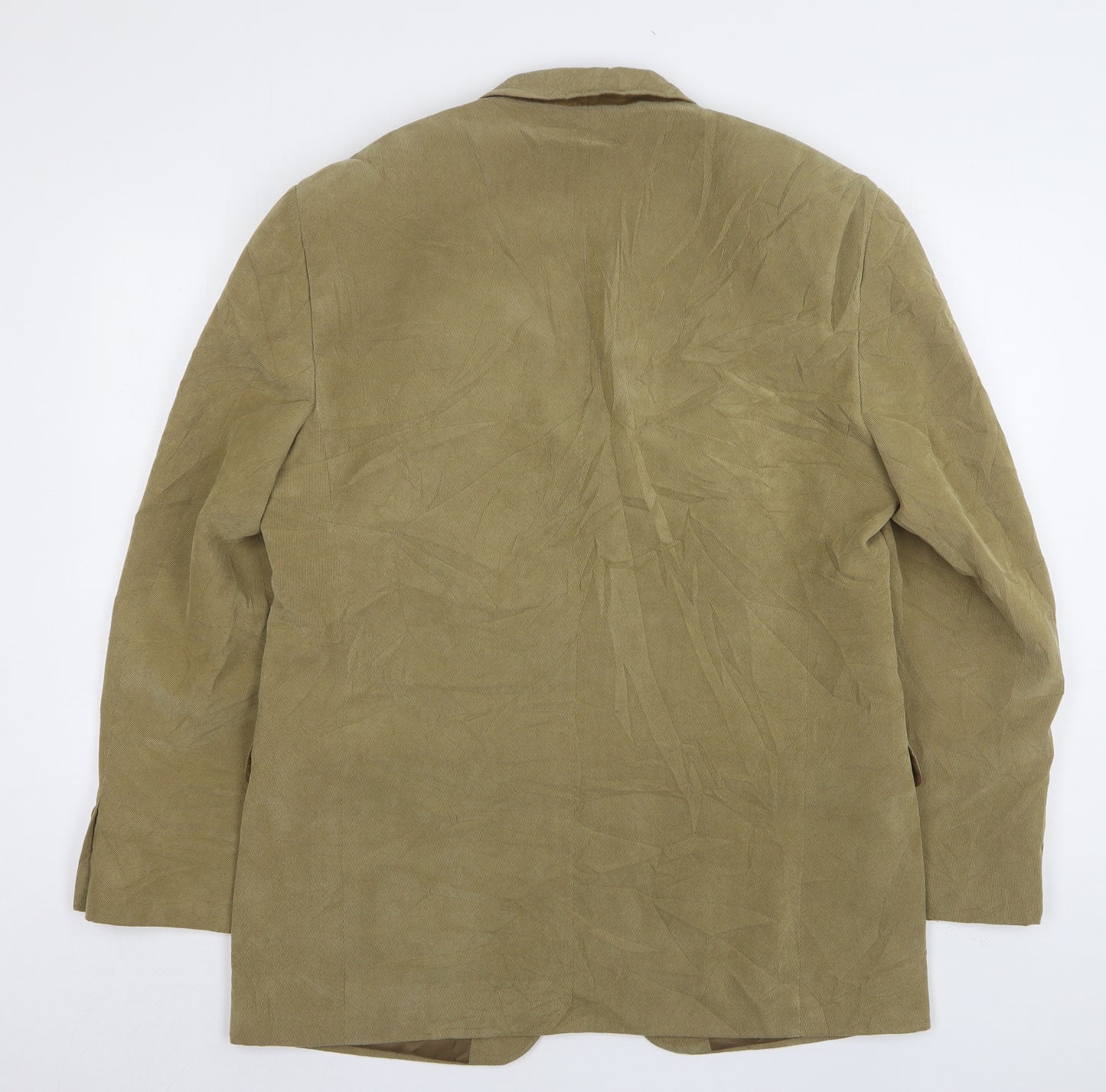 Marks and Spencer Mens Beige  Polyester Jacket Suit Jacket Size 40