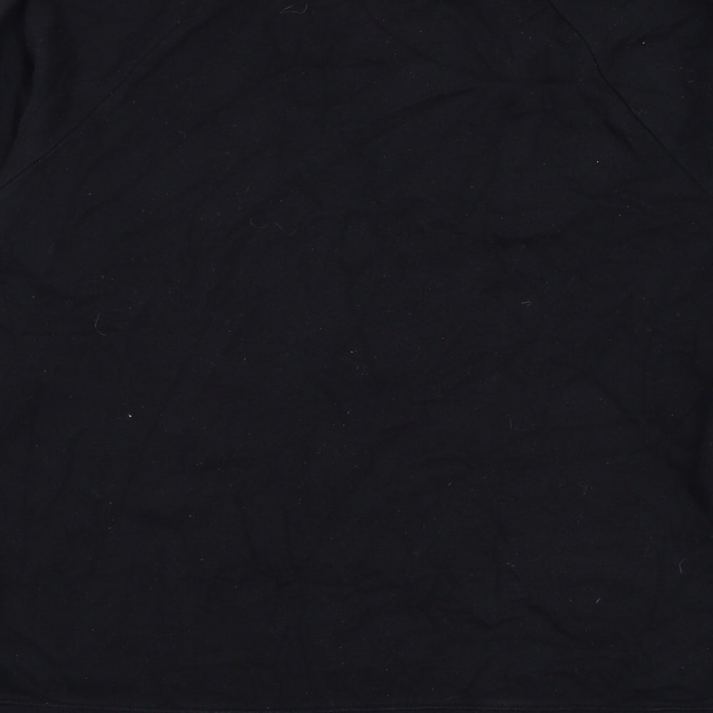 F&F Womens Black  Polyester Pullover Sweatshirt Size L  Pullover