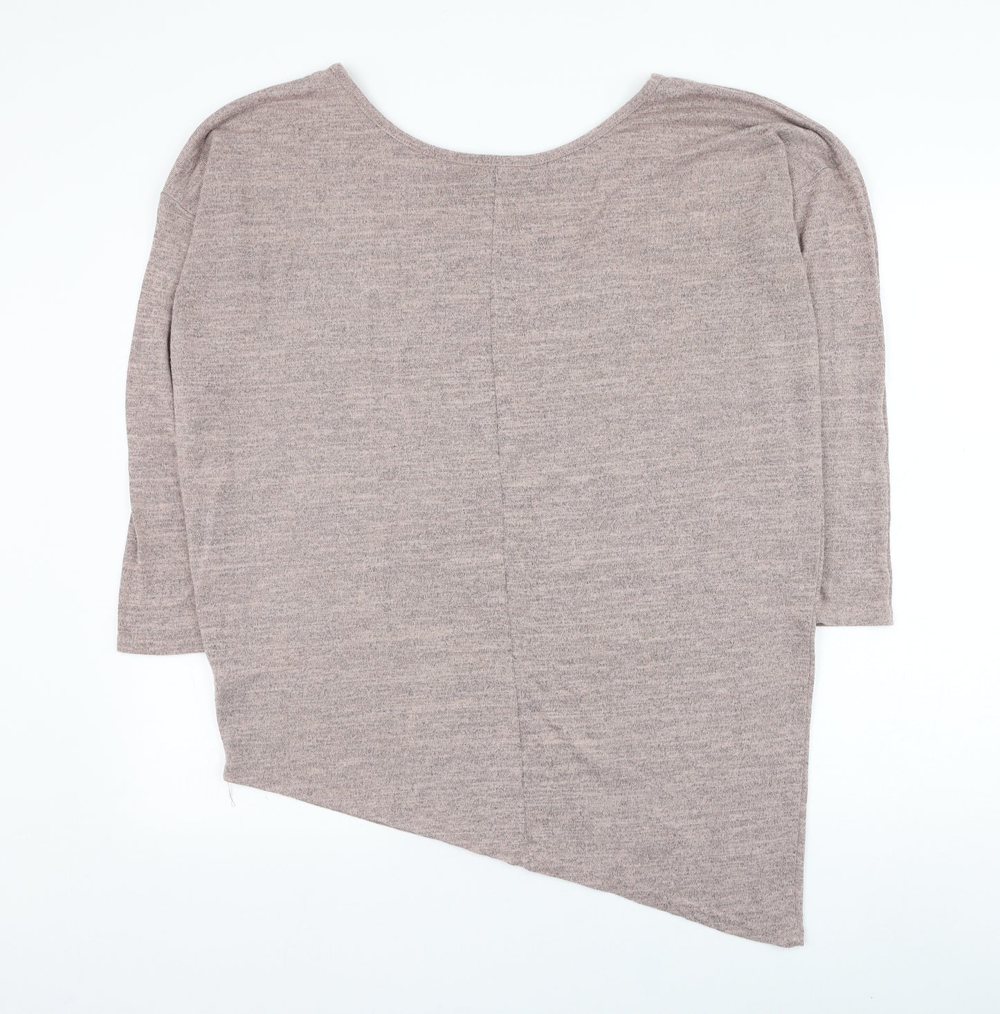 New Look Womens Purple Round Neck  Polyester Pullover Jumper Size M