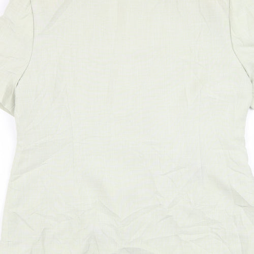 Isabella Womens Green   Jacket Blazer Size 14  Button