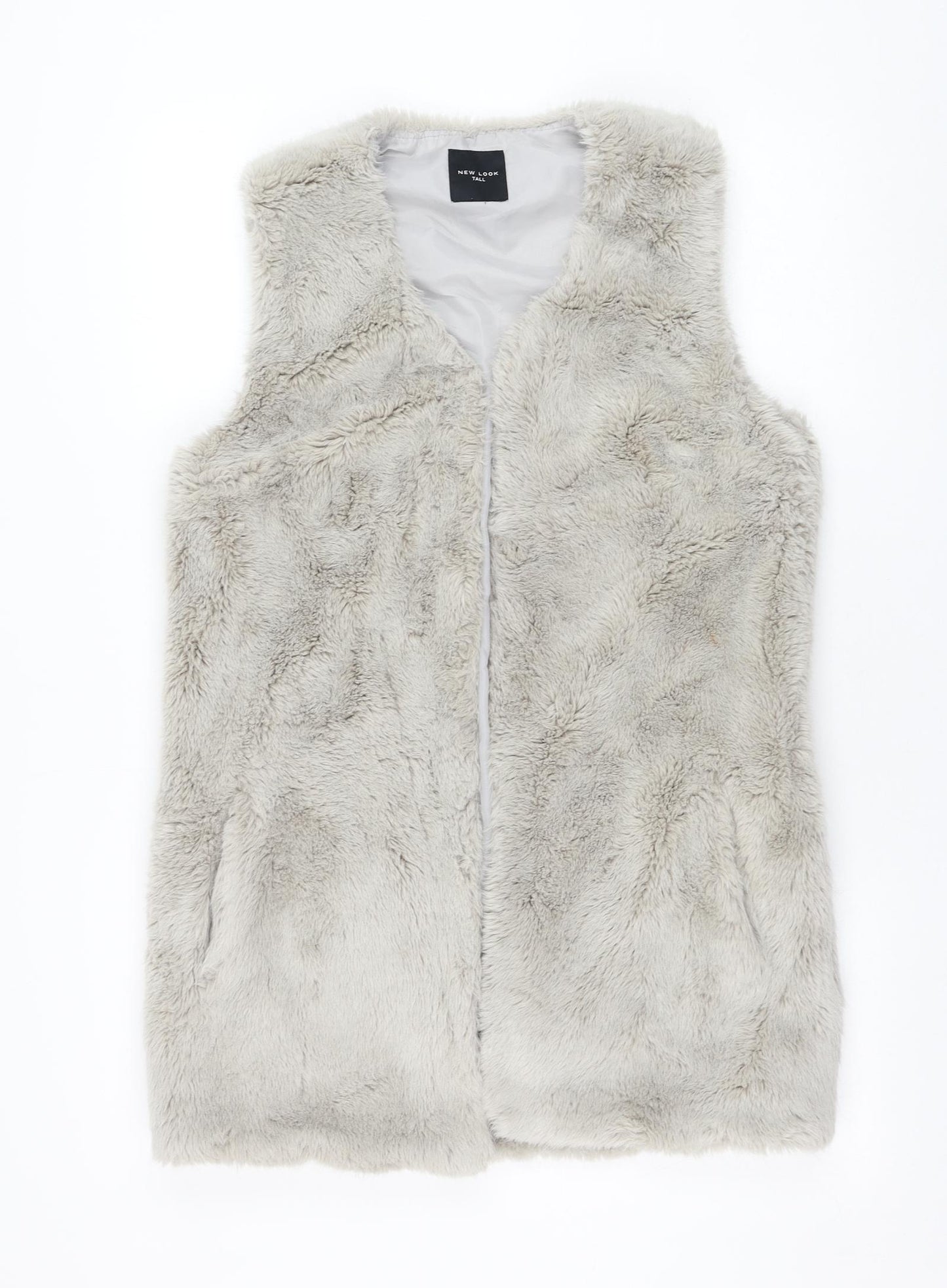 New Look Womens Grey   Gilet Jacket Size 12