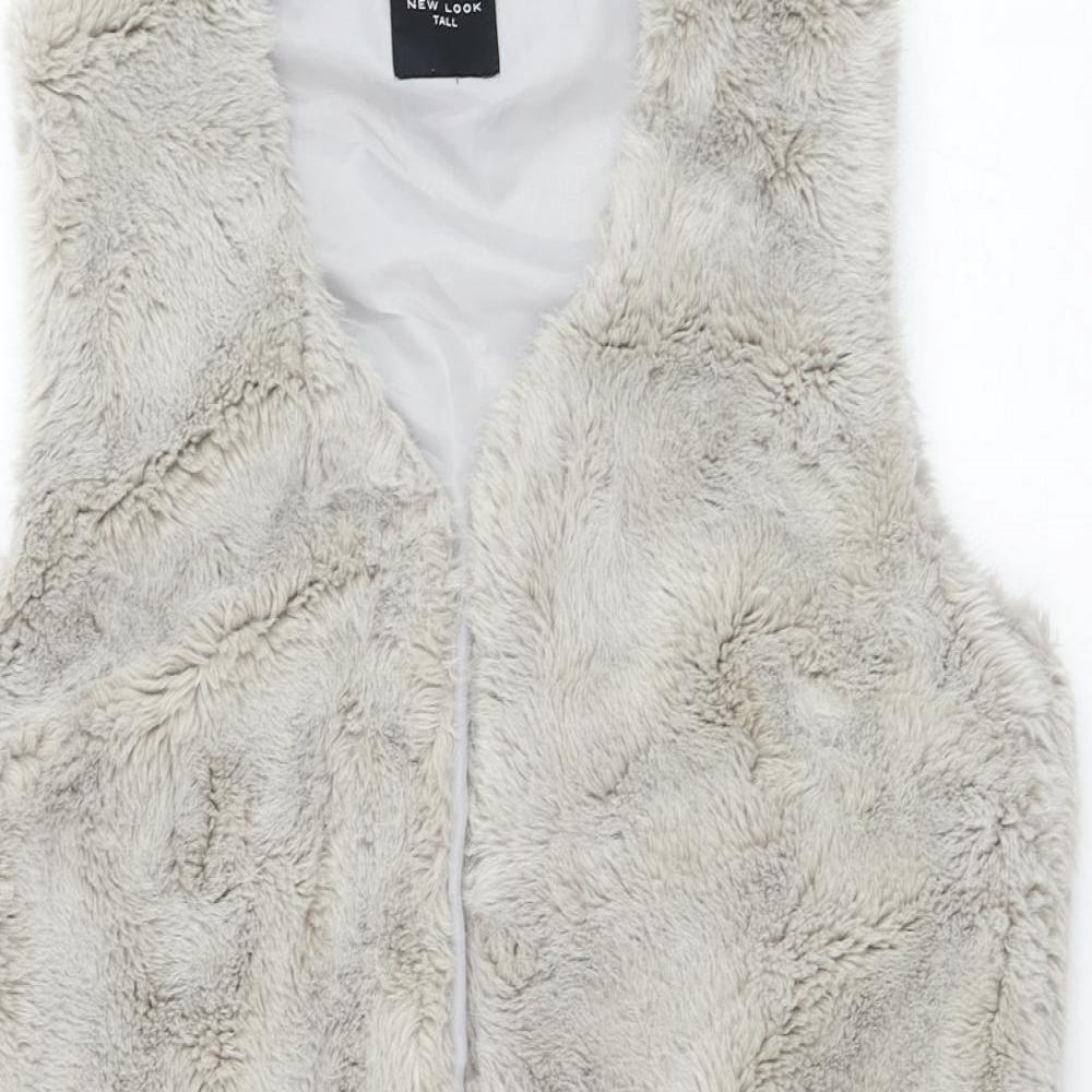 New Look Womens Grey   Gilet Jacket Size 12