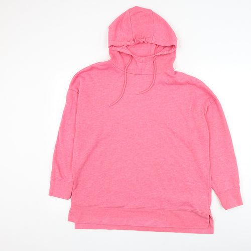 Dunnes Stores Womens Pink  Polyester Pullover Hoodie Size M  Pullover
