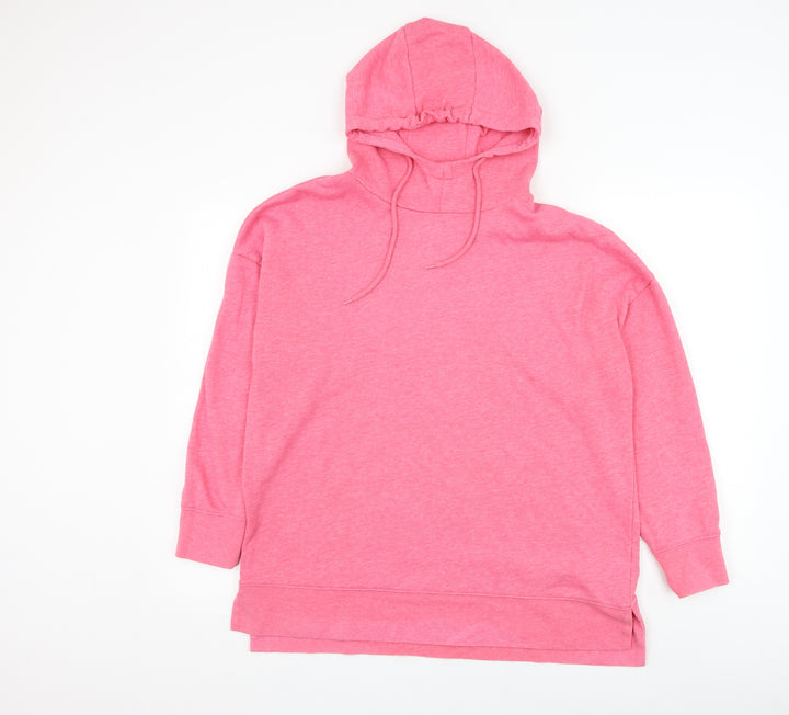 Dunnes Stores Womens Pink  Polyester Pullover Hoodie Size M  Pullover