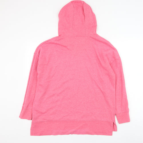 Dunnes Stores Womens Pink  Polyester Pullover Hoodie Size M  Pullover