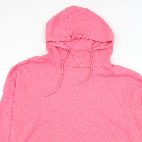 Dunnes Stores Womens Pink  Polyester Pullover Hoodie Size M  Pullover