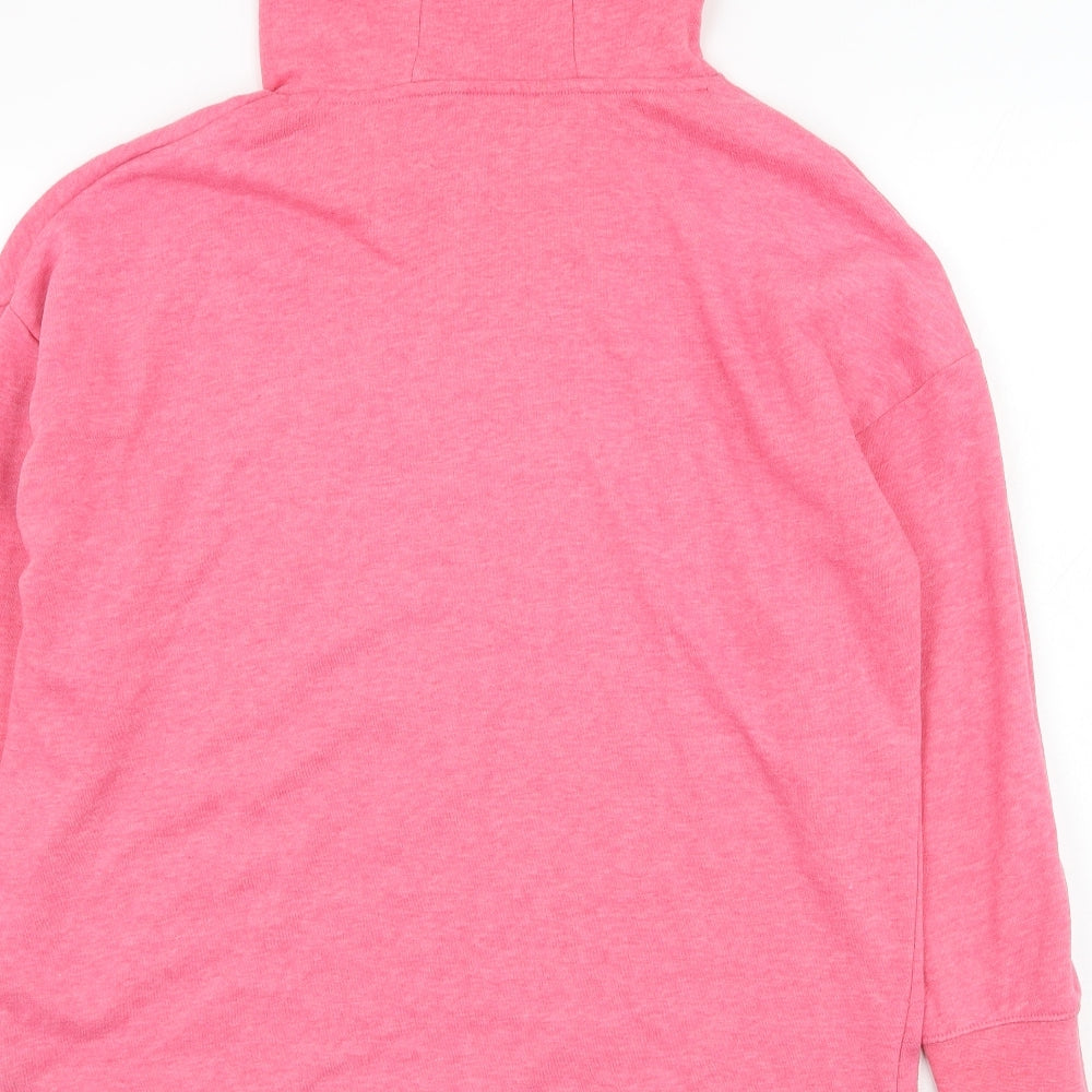 Dunnes Stores Womens Pink  Polyester Pullover Hoodie Size M  Pullover