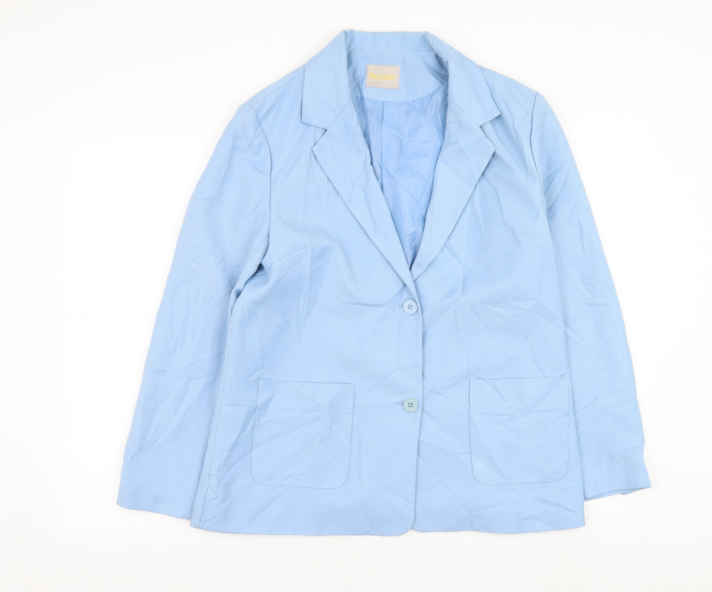 Daxon Womens Blue   Jacket Blazer Size 14  Button