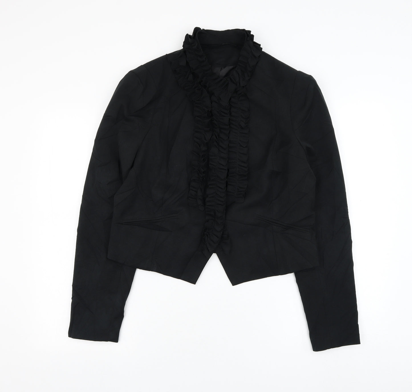 F&F Womens Black   Jacket Blazer Size 16  Button