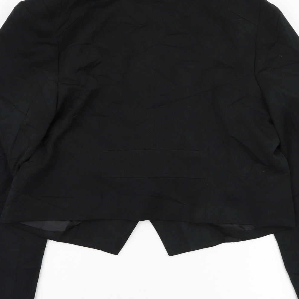 F&F Womens Black   Jacket Blazer Size 16  Button
