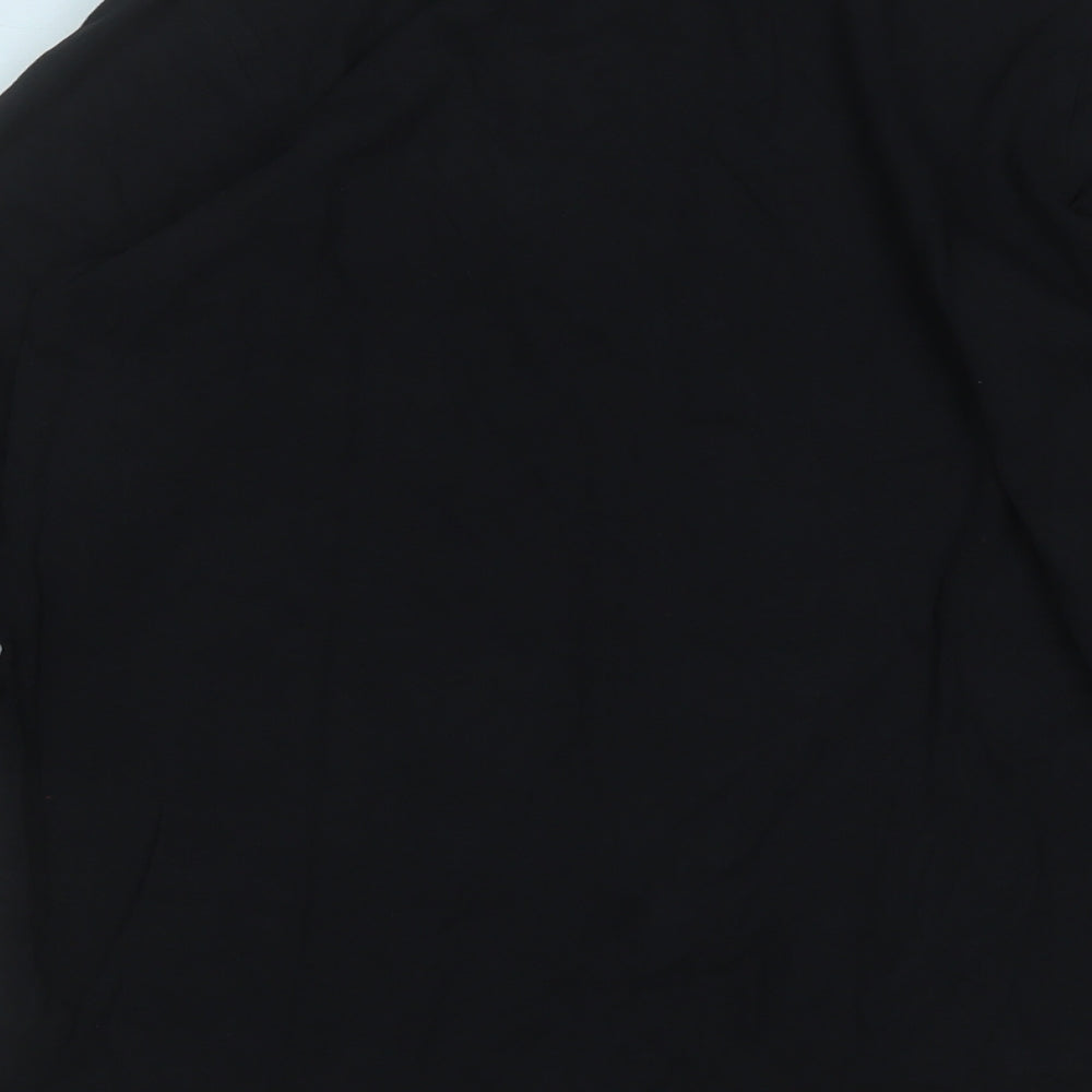 Marks and Spencer Boys Black  Cotton Basic T-Shirt Size 13-14 Years Round Neck  - Minecraft