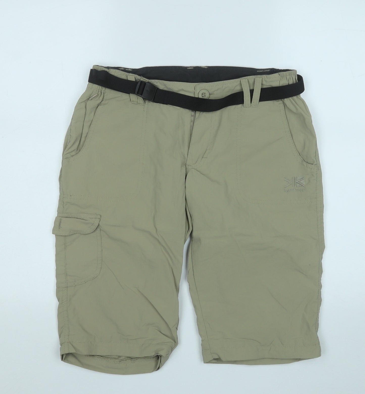 Karrimor Womens Beige  Nylon Sweat Shorts Size 10  Regular