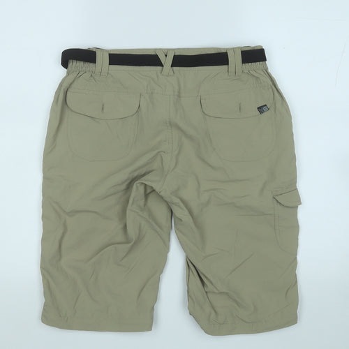 Karrimor Womens Beige  Nylon Sweat Shorts Size 10  Regular