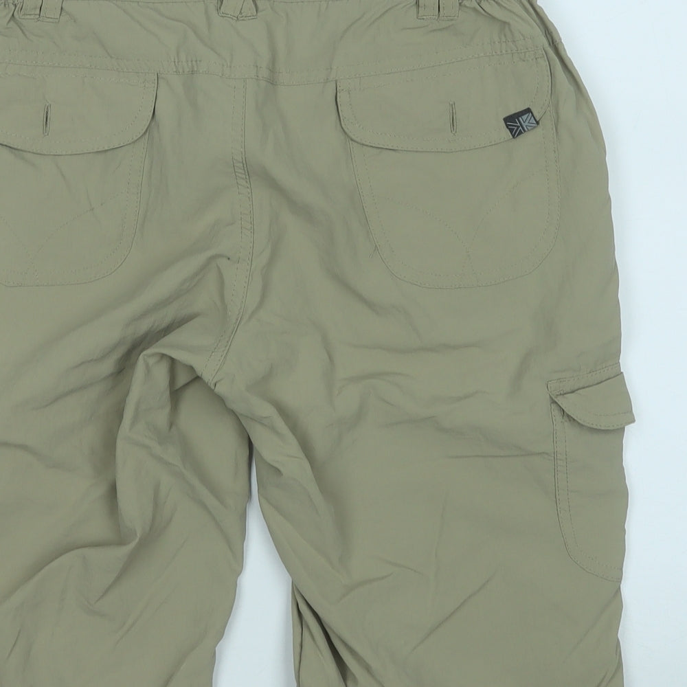 Karrimor Womens Beige  Nylon Sweat Shorts Size 10  Regular