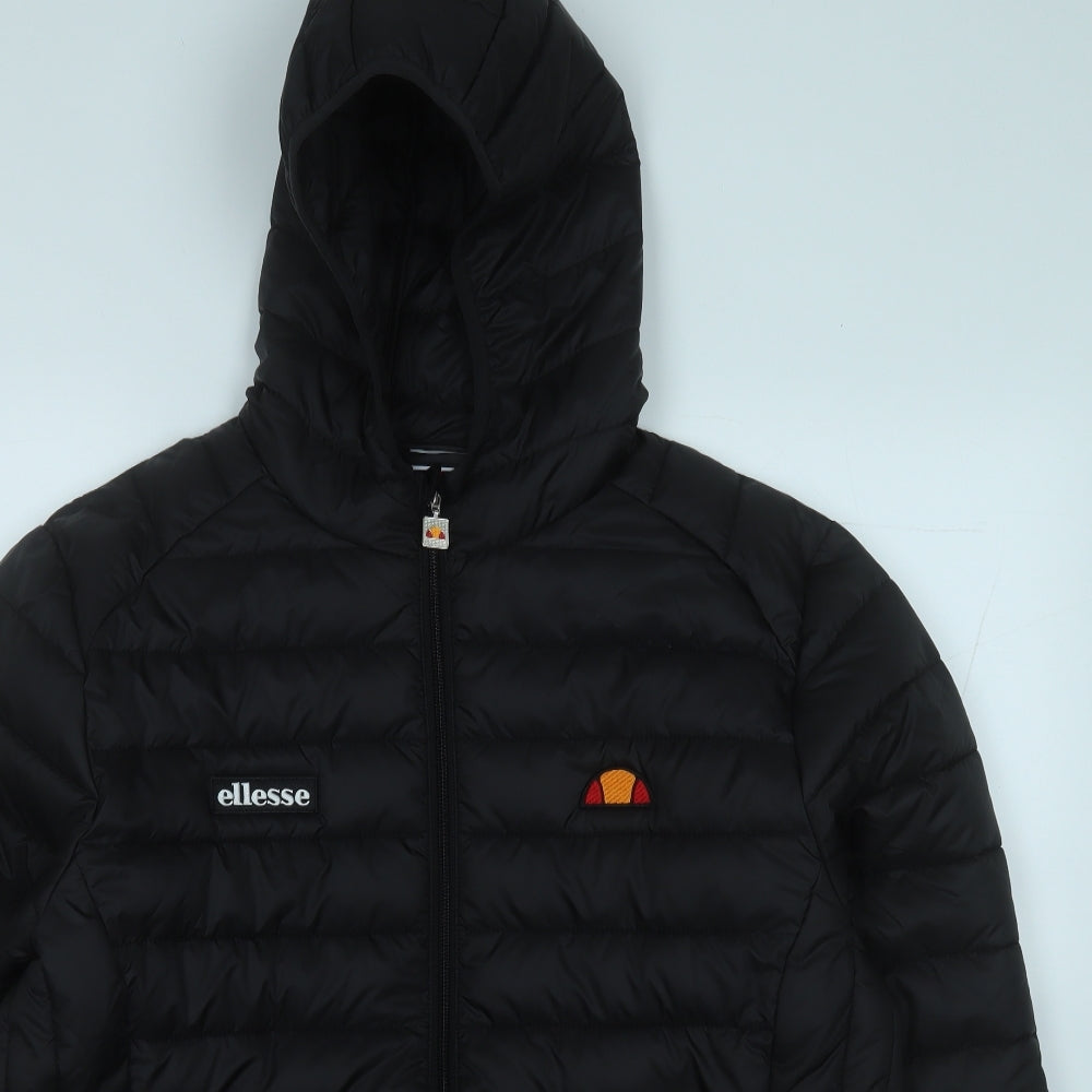 ellesse Womens Black   Puffer Jacket Coat Size 20