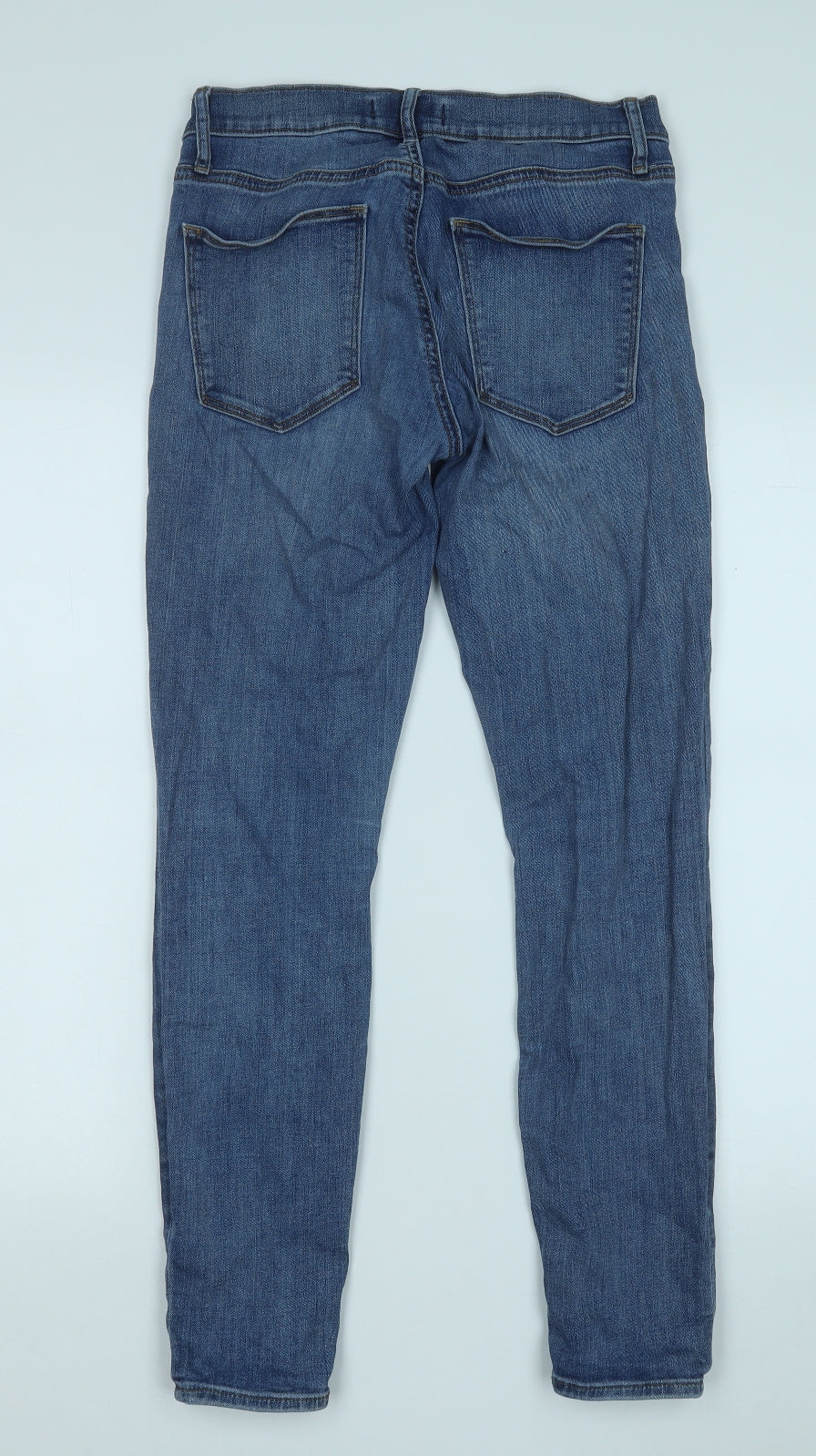 Gap Womens Blue  Cotton Skinny Jeans Size 28 in L27 in Regular