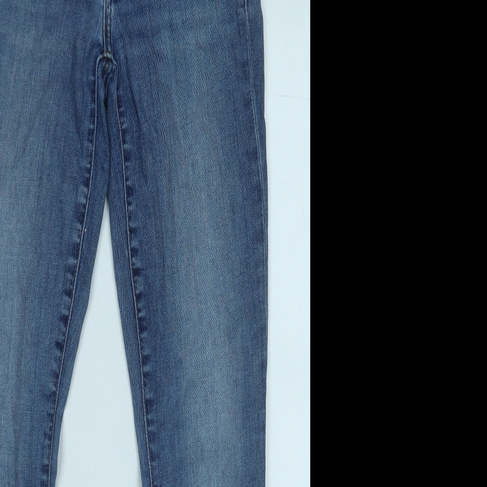 Gap Womens Blue  Cotton Skinny Jeans Size 28 in L27 in Regular
