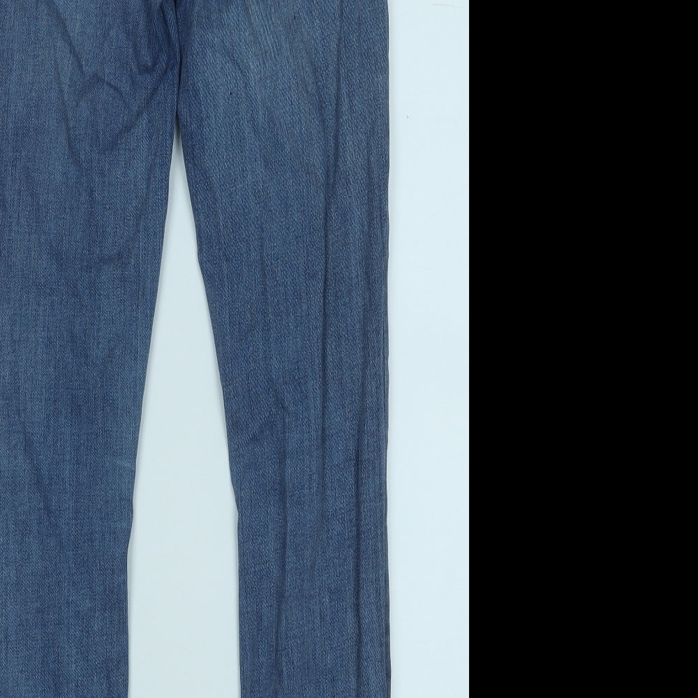 Gap Womens Blue  Cotton Skinny Jeans Size 28 in L27 in Regular