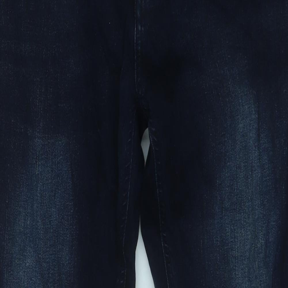 Denim & Co. Mens Blue  Cotton Straight Jeans Size 34 in L32 in Regular