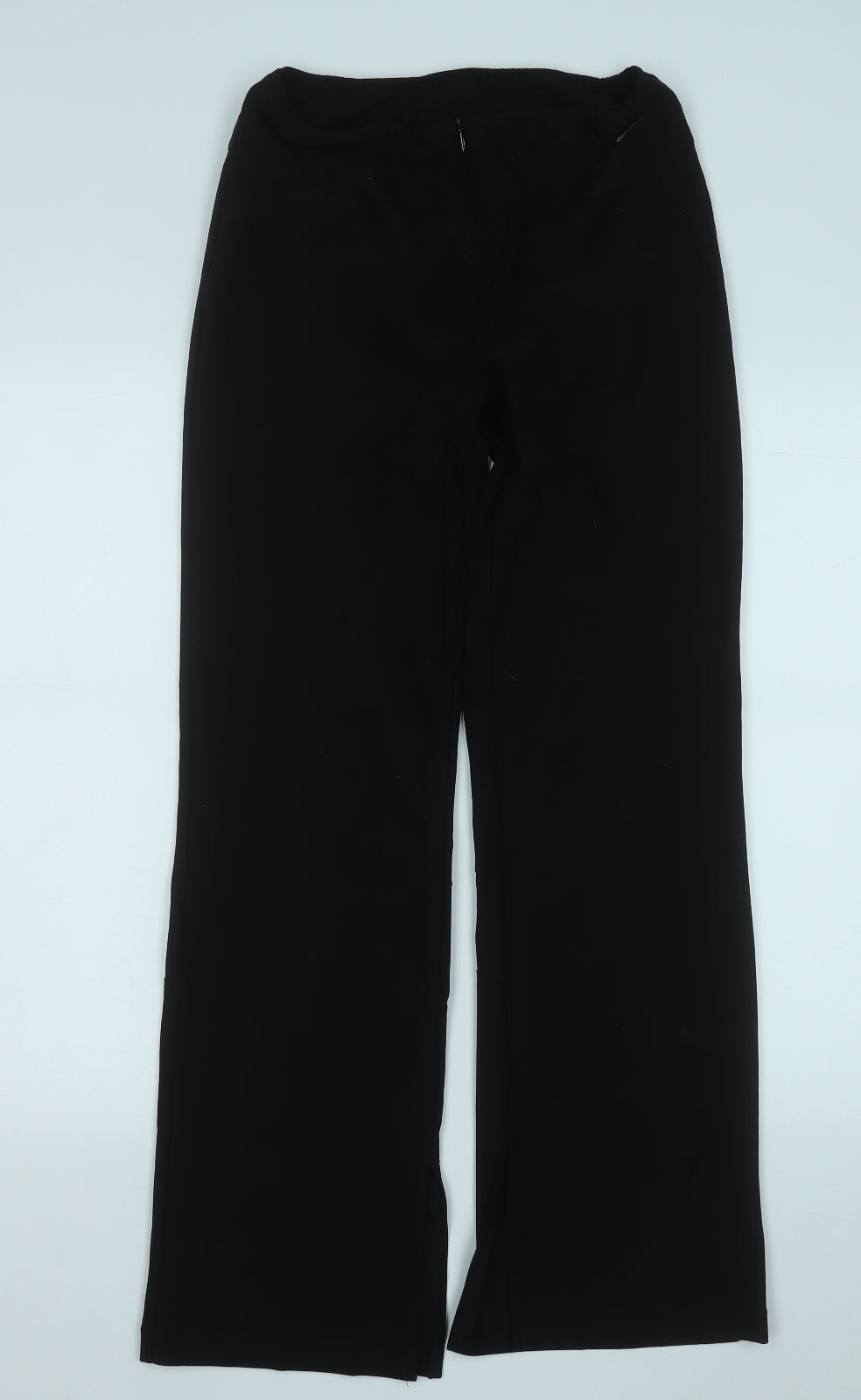 Nike Womens Black  Polyester Jogger Trousers Size S L29 in Regular