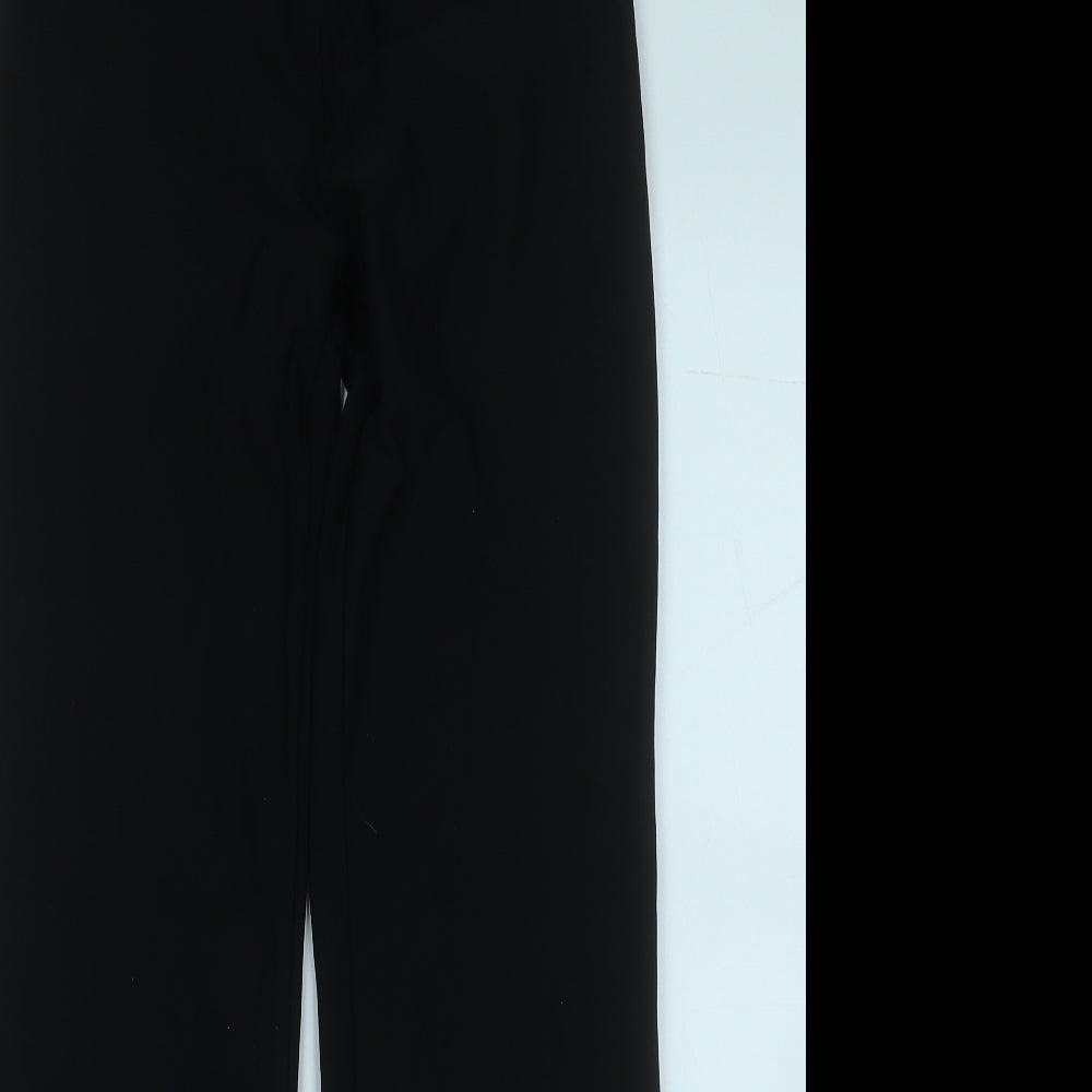 Nike Womens Black  Polyester Jogger Trousers Size S L29 in Regular