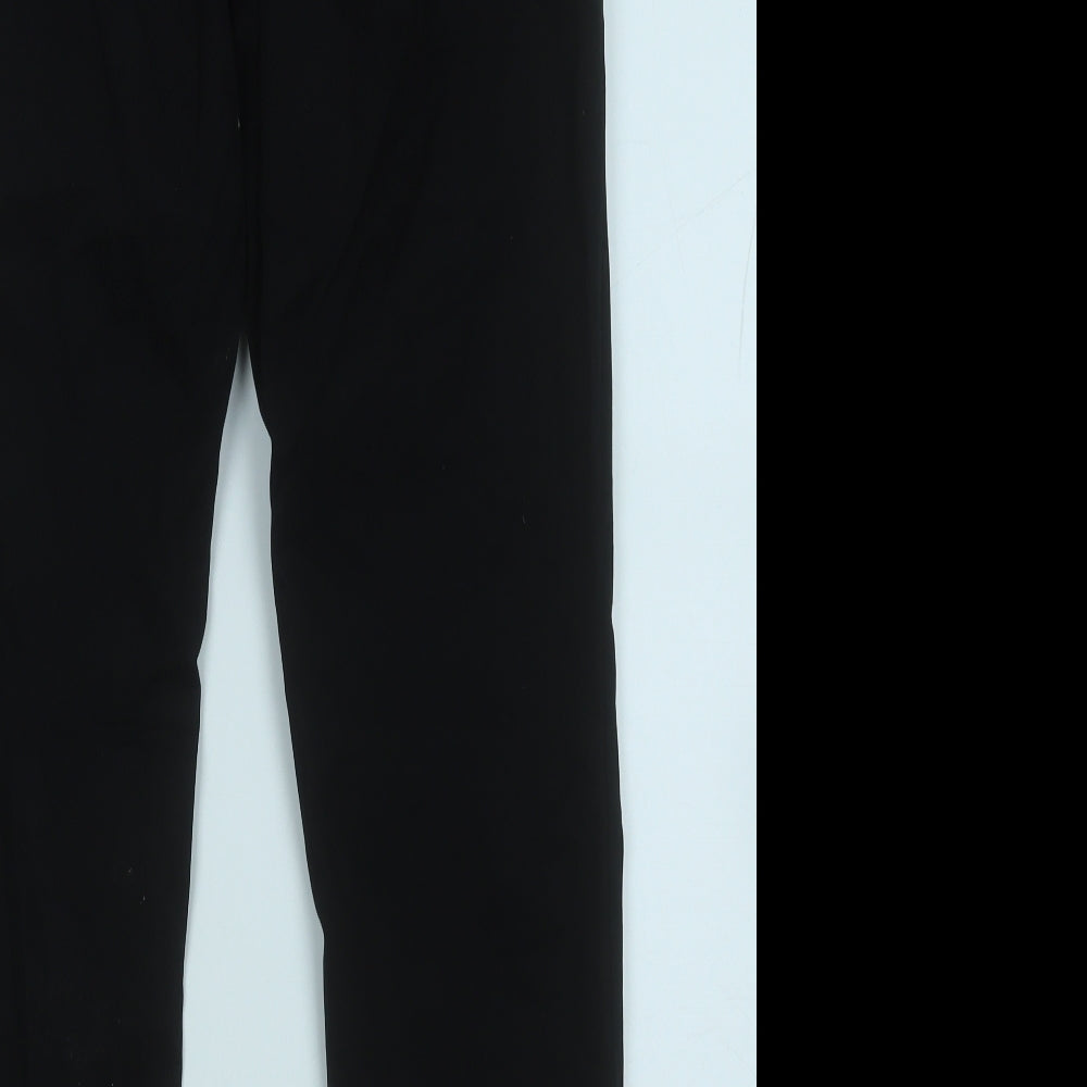 TOM TAILOR Mens Black  Cotton Straight Jeans Size 32 in L32 in Regular