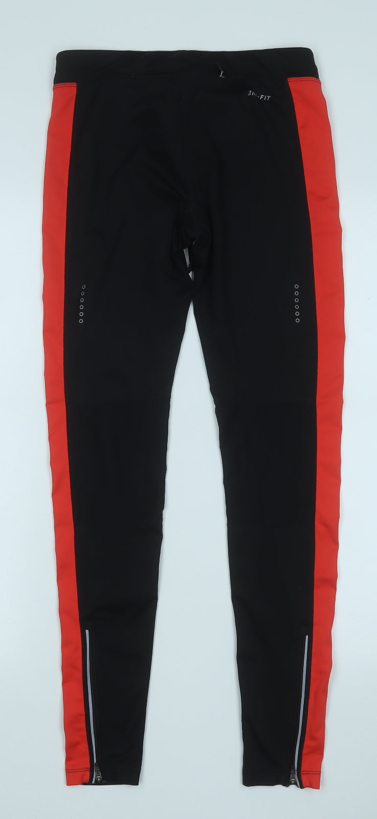 Nike Womens Black  Polyester Compression Leggings Size S L28 in Regular