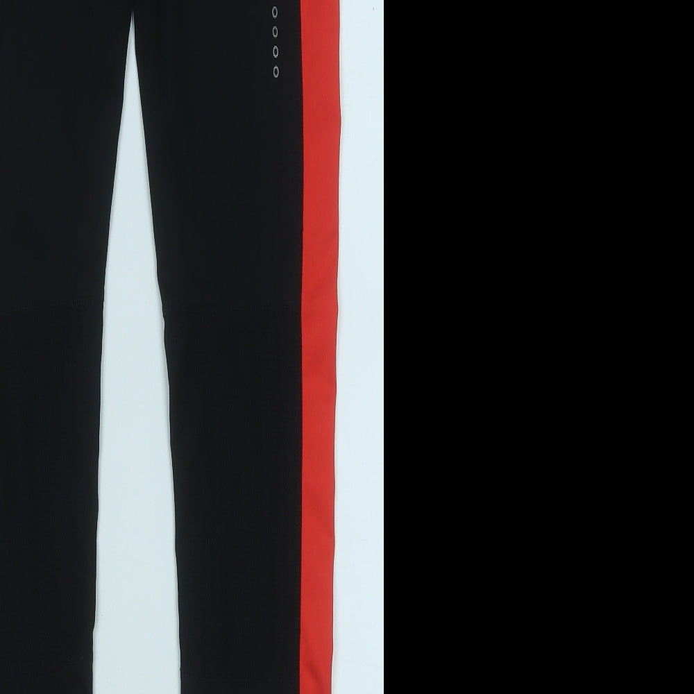 Nike Womens Black  Polyester Compression Leggings Size S L28 in Regular