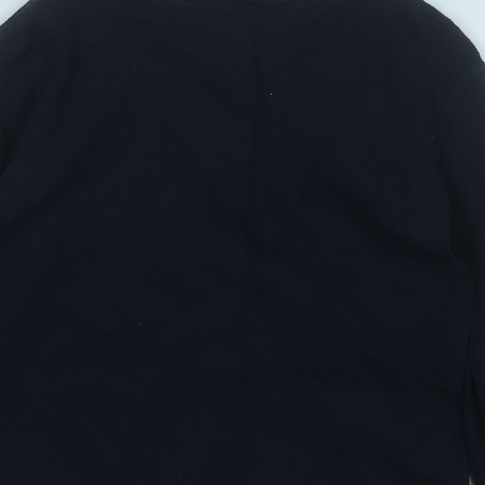NEXT Boys Blue Round Neck  Cotton Pullover Jumper Size 4 Years