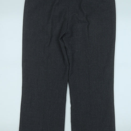 Lakeland Womens Grey  Polyester Trousers  Size 12 L27 in Regular