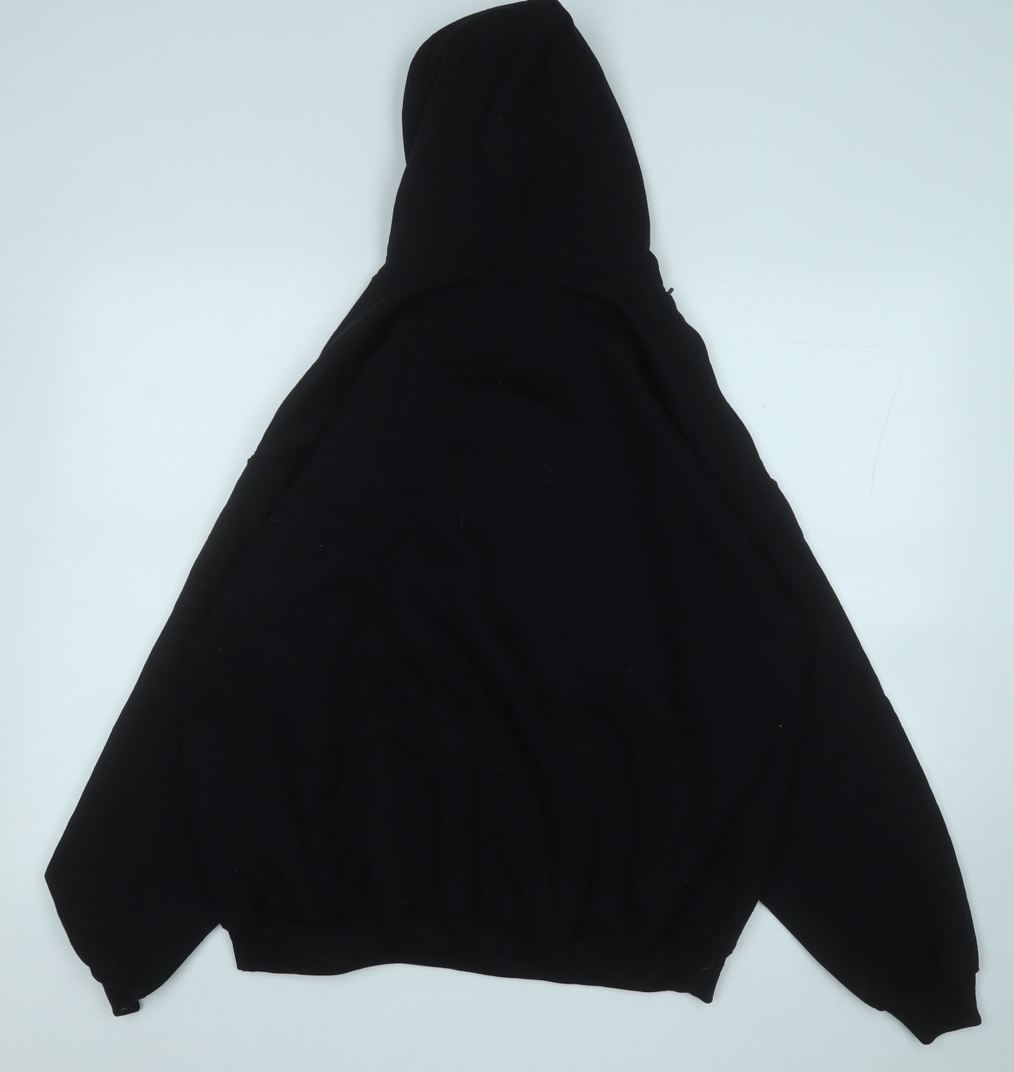Gildan Womens Black  Polyester Pullover Hoodie Size L