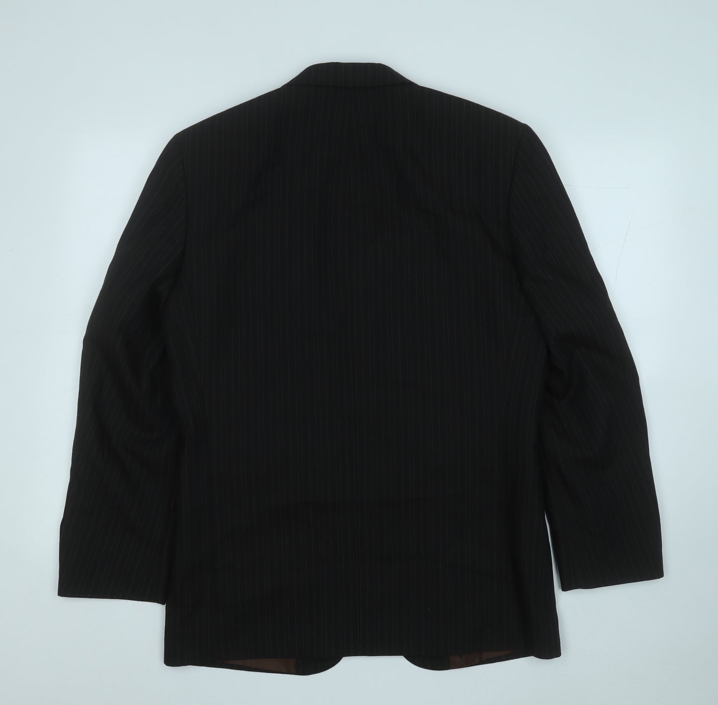 Taylor & Wright Mens Black  Wool Jacket Suit Jacket Size 38