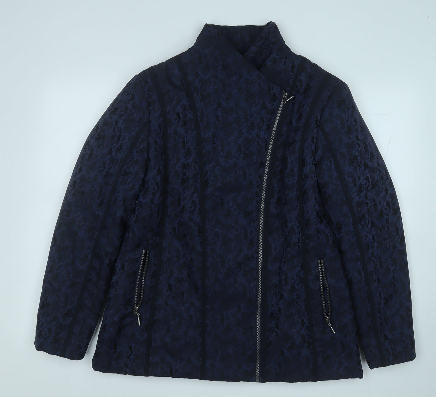ANNA ROSE  Womens Blue Floral  Jacket  Size 16