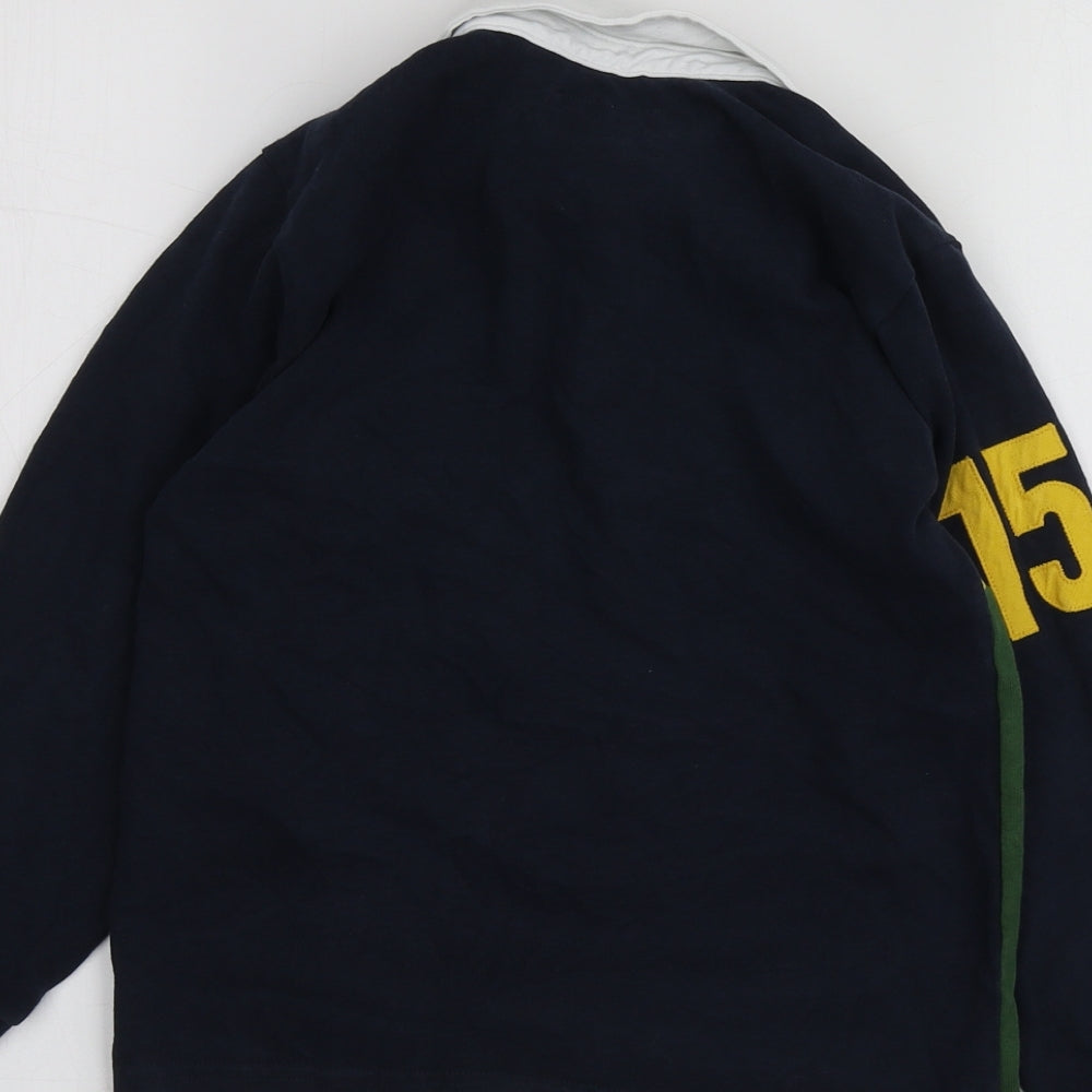 NEXT Boys Multicoloured Geometric Cotton Basic Polo Size 7 Years Collared