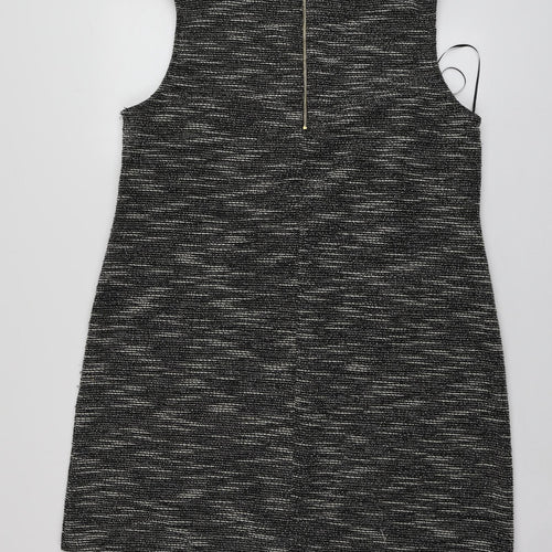 Wallis Womens Grey  Polyester A-Line  Size 18  Roll Neck