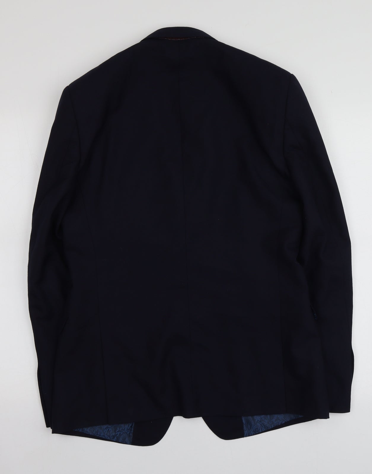 Herbie Frogg Mens Blue  Polyester Jacket Suit Jacket Size 40