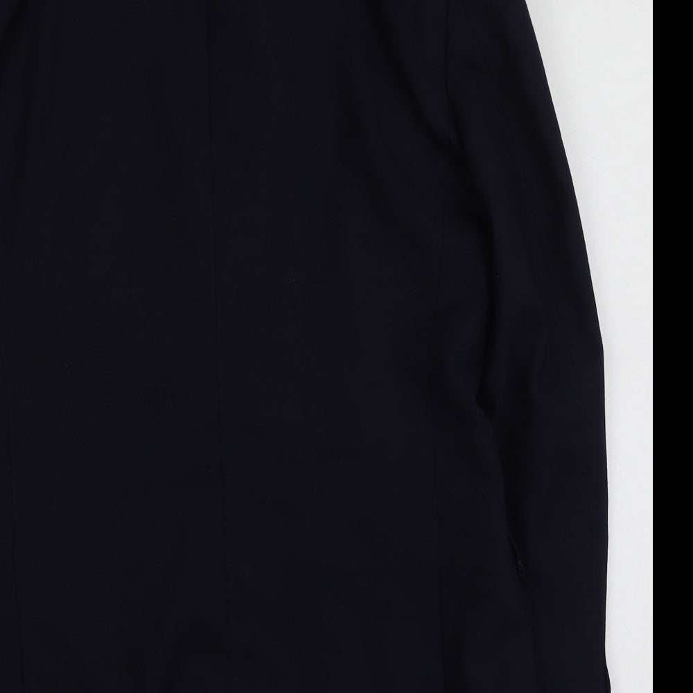 Herbie Frogg Mens Blue  Polyester Jacket Suit Jacket Size 40