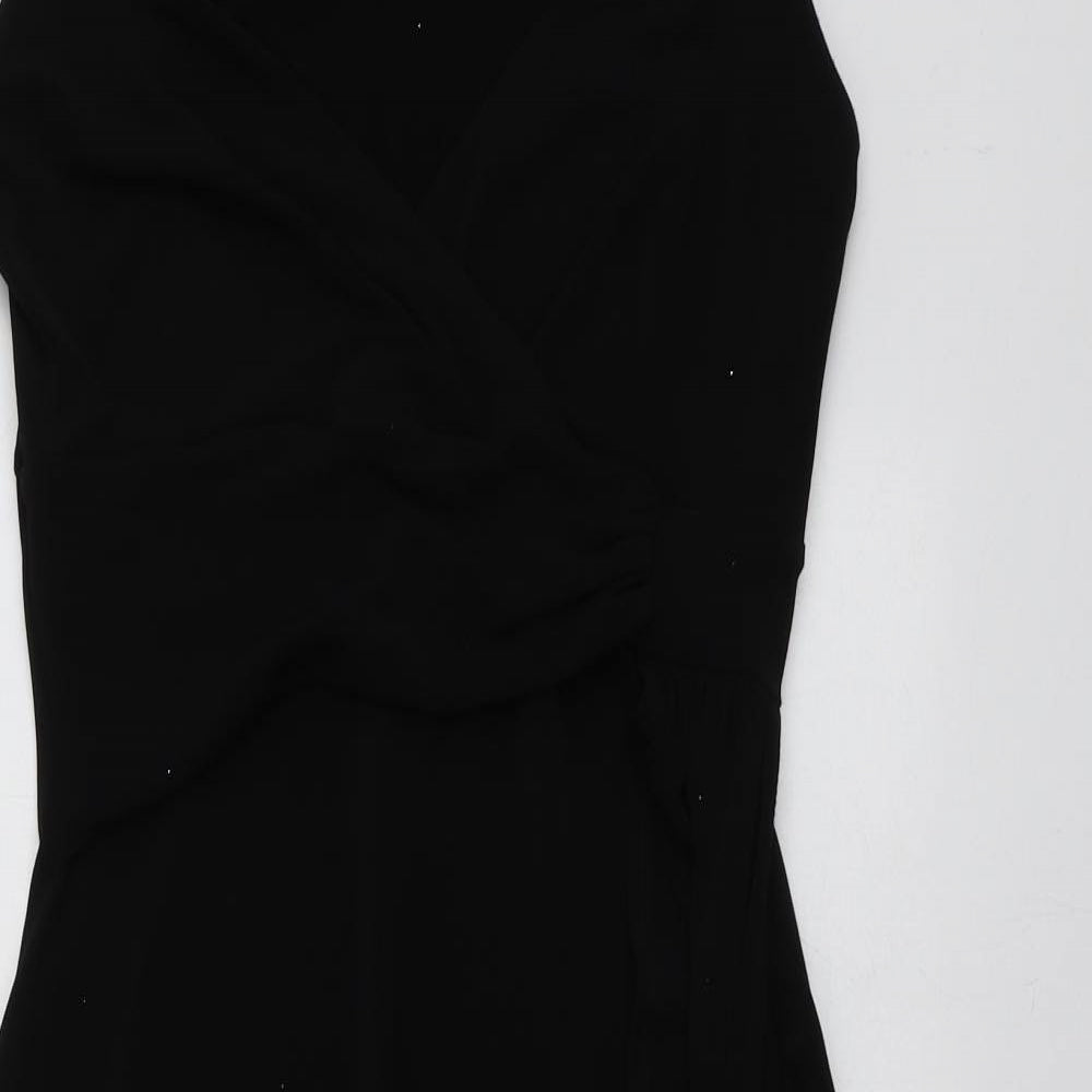 George Womens Black  Polyester A-Line  Size 8  Round Neck