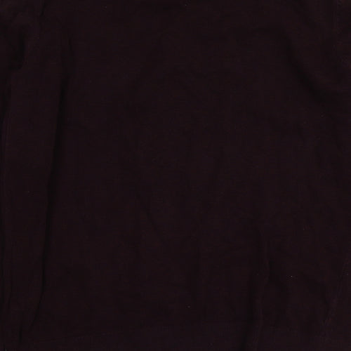H&M Womens Purple Round Neck  Cotton Pullover Jumper Size S