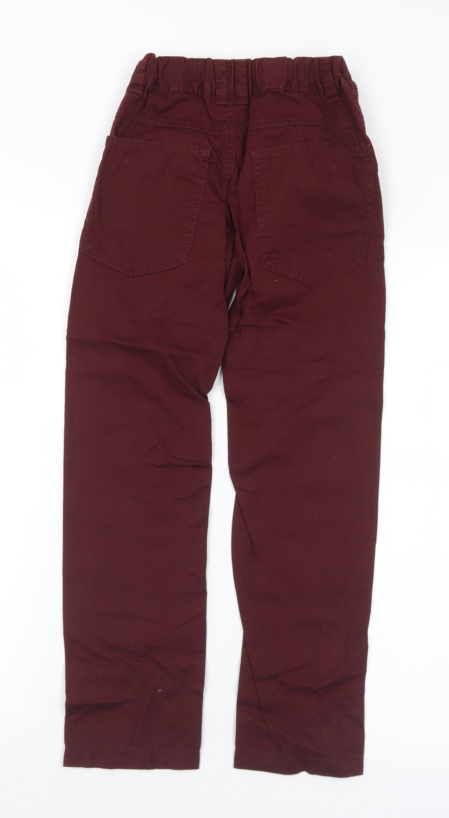George Boys Purple  Cotton Chino Trousers Size 7-8 Years  Regular Button