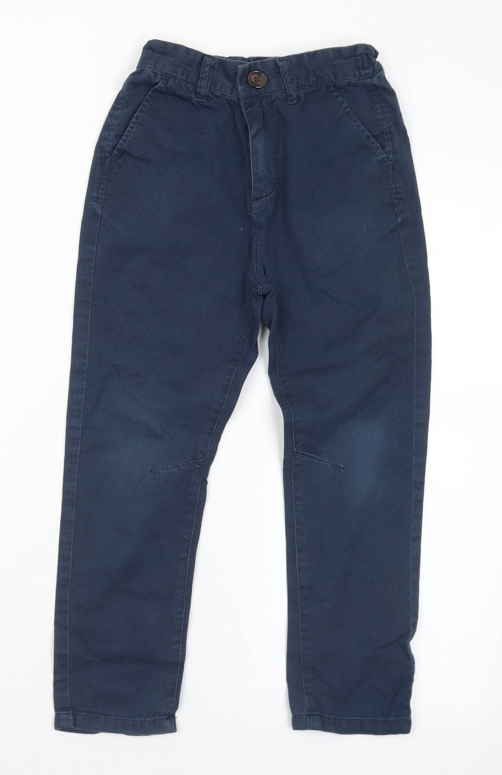 NEXT Boys Blue  Cotton Chino Trousers Size 6 Years  Regular