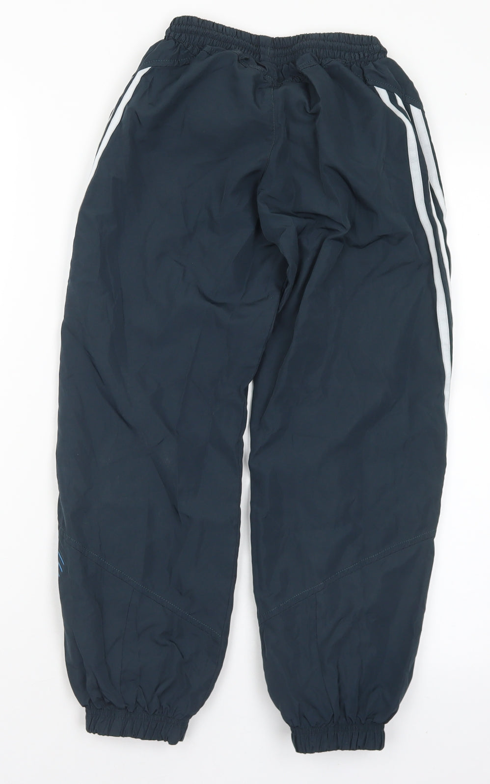 adidas Boys Black  Polyester Jogger Trousers Size 9-10 Years  Regular Drawstring