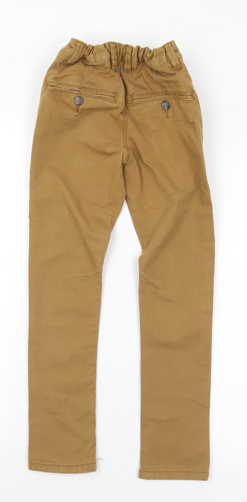 NEXT Boys Brown  Cotton Chino Trousers Size 7 Years  Regular