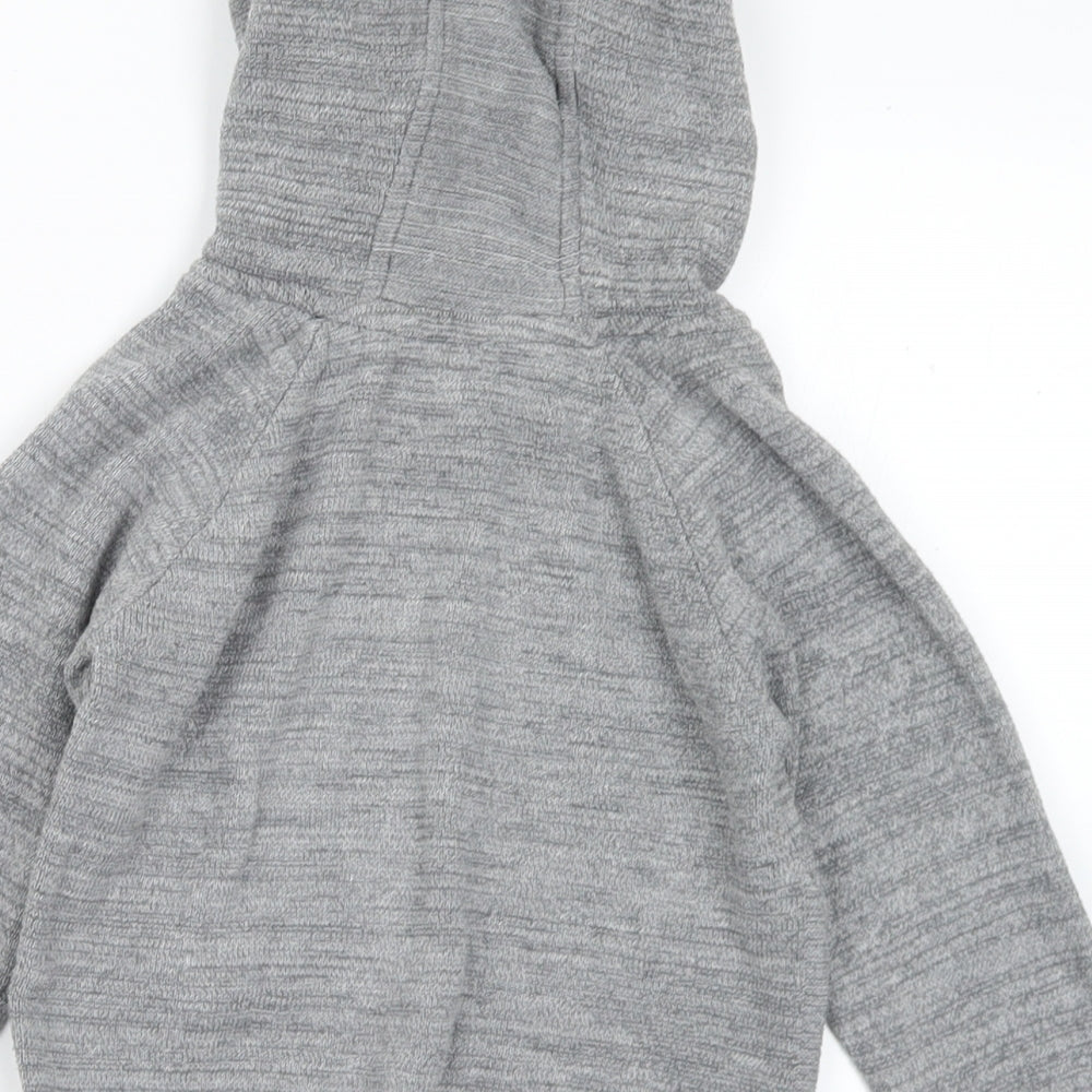 F&F Boys Grey  Polyester Pullover Hoodie Size 2-3 Years