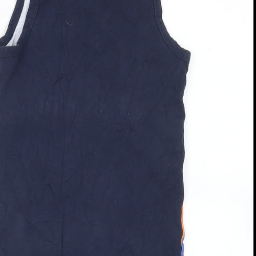 Star Wars Boys Blue  Cotton Basic Tank Size 4-5 Years Round Neck  - Star Wars 4-6 Years