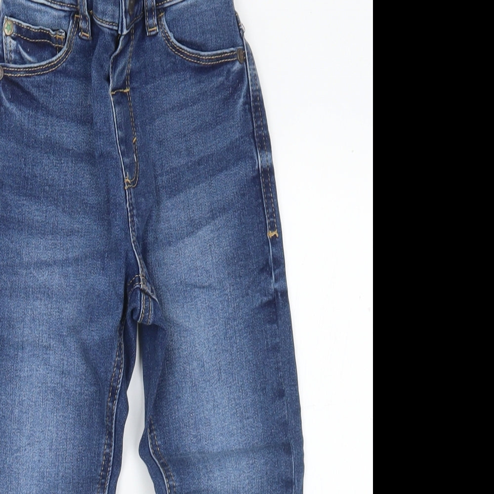 NEXT Boys Blue  Cotton Straight Jeans Size 2-3 Years  Regular Snap