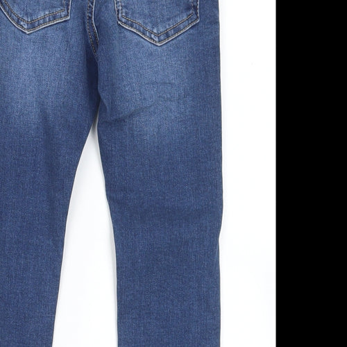 NEXT Boys Blue  Cotton Straight Jeans Size 2-3 Years  Regular Snap