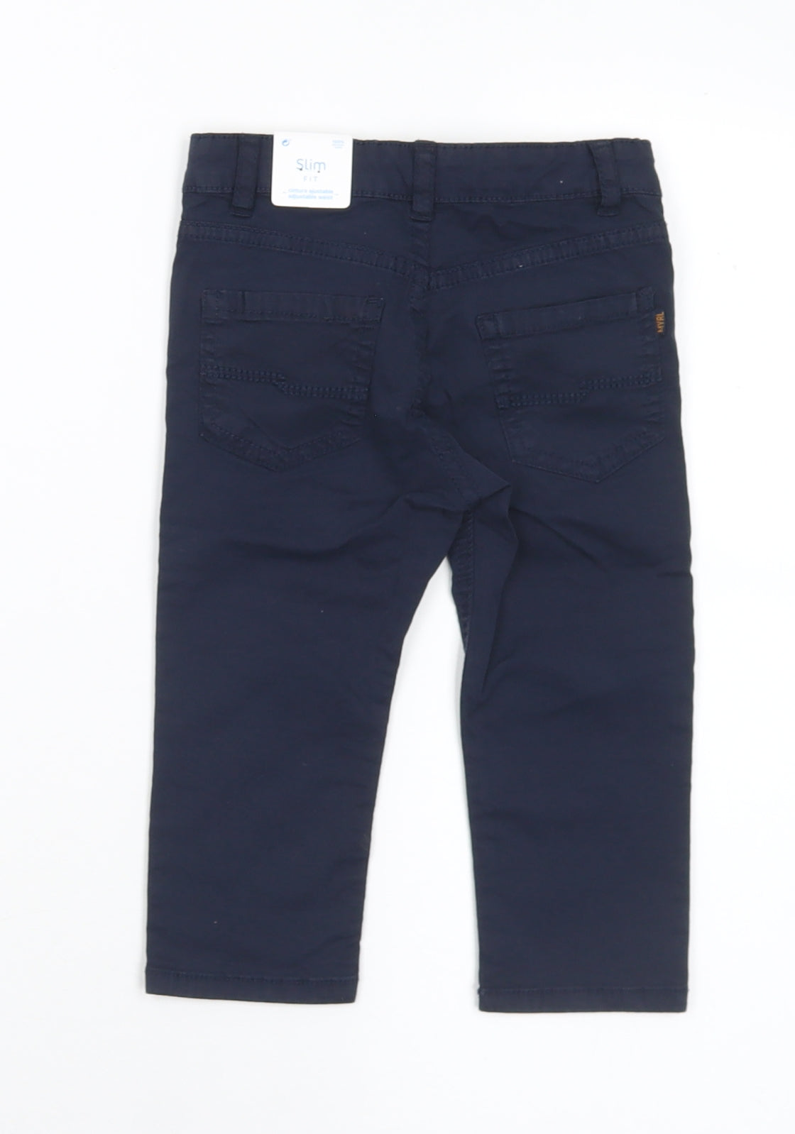 Mayoral Boys Blue  Cotton Capri Trousers Size 12 Months