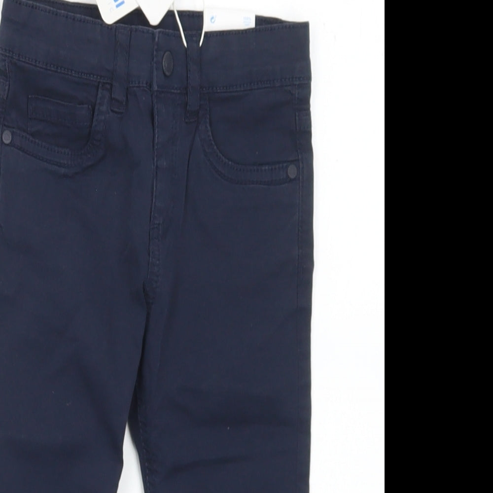 Mayoral Boys Blue  Cotton Capri Trousers Size 12 Months