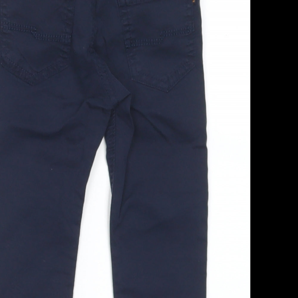 Mayoral Boys Blue  Cotton Capri Trousers Size 12 Months